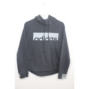 ADIDAS Women's Black Long Sleeve Pullover/hoodie/sweater Medium (10/12)
